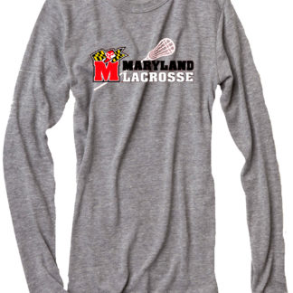 Civil Standard Maryland Roundel Long Sleeve Tee Athletic Heather / L