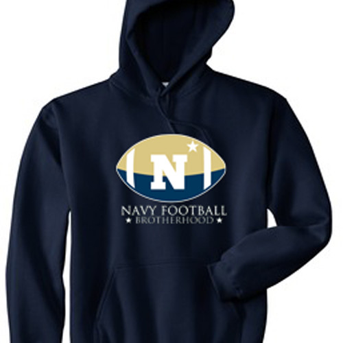 navy football sweatshirt